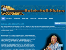 Tablet Screenshot of butchhallflutes.com